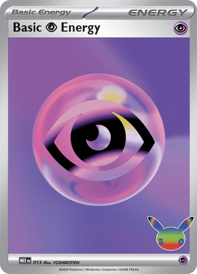 Basic Psychic Energy (013) (30th Celebration) [Mega Evolution Energies] | Anubis Games and Hobby