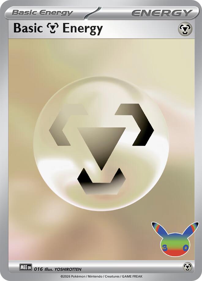 Basic Metal Energy (016) (30th Celebration) [Mega Evolution Energies] | Anubis Games and Hobby