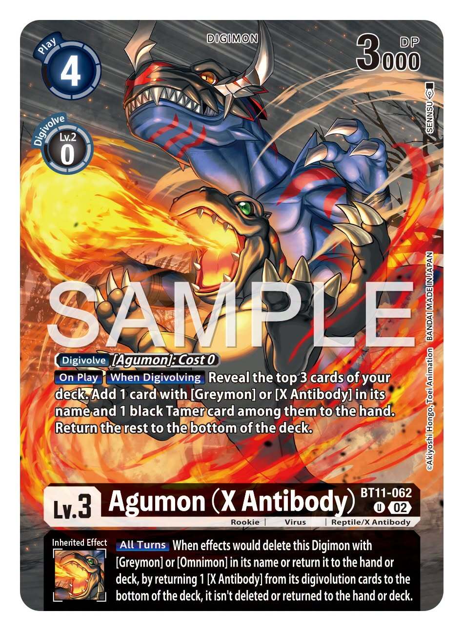 Agumon [BT11-062] (X Antibody) (Tamer's Selection Box Ver. X Antibody) [Dimensional Phase Promos] | Anubis Games and Hobby