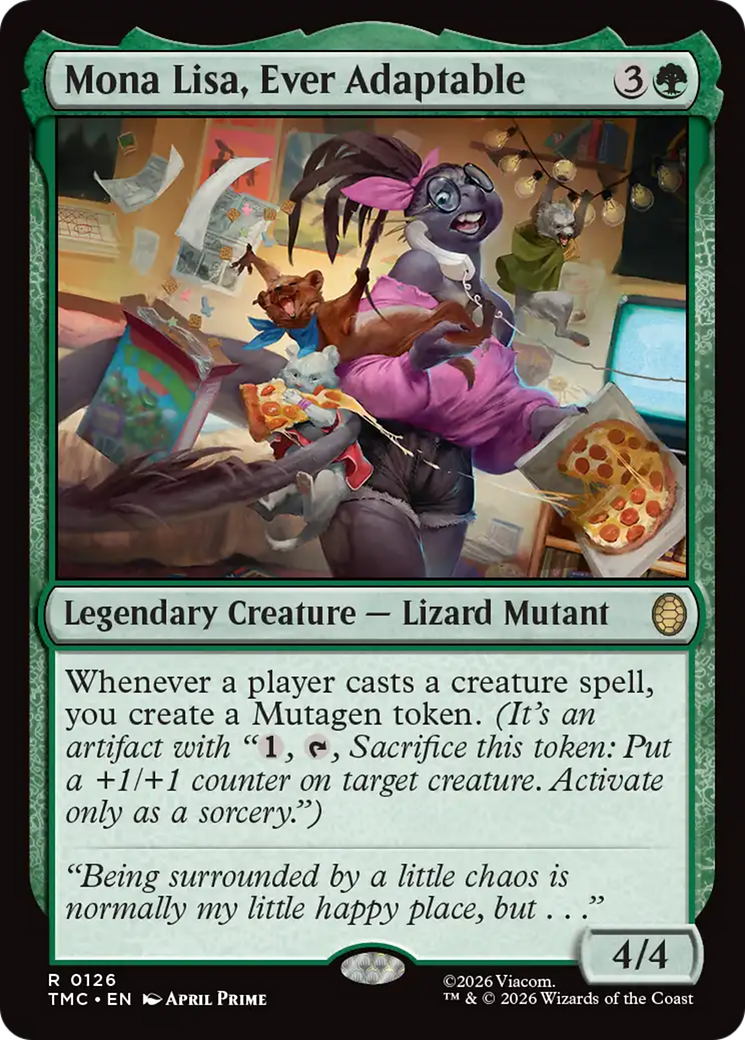Mona Lisa, Ever Adaptable [Teenage Mutant Ninja Turtles Commander] | Anubis Games and Hobby