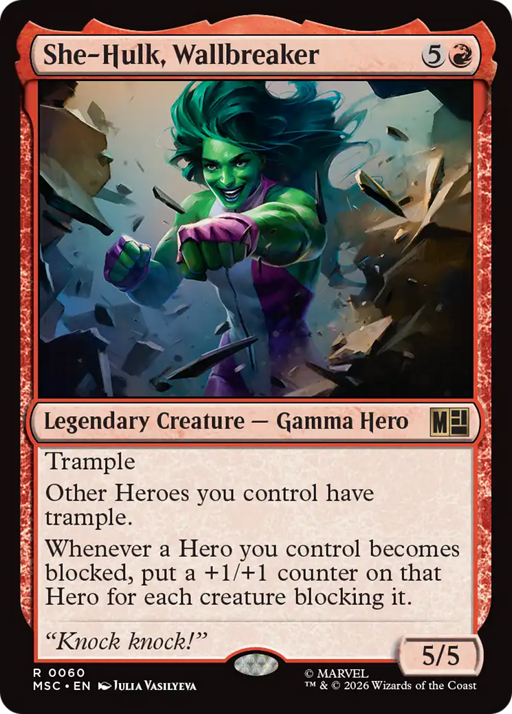 She-Hulk, Wallbreaker [Marvel Super Heroes Commander] | Anubis Games and Hobby
