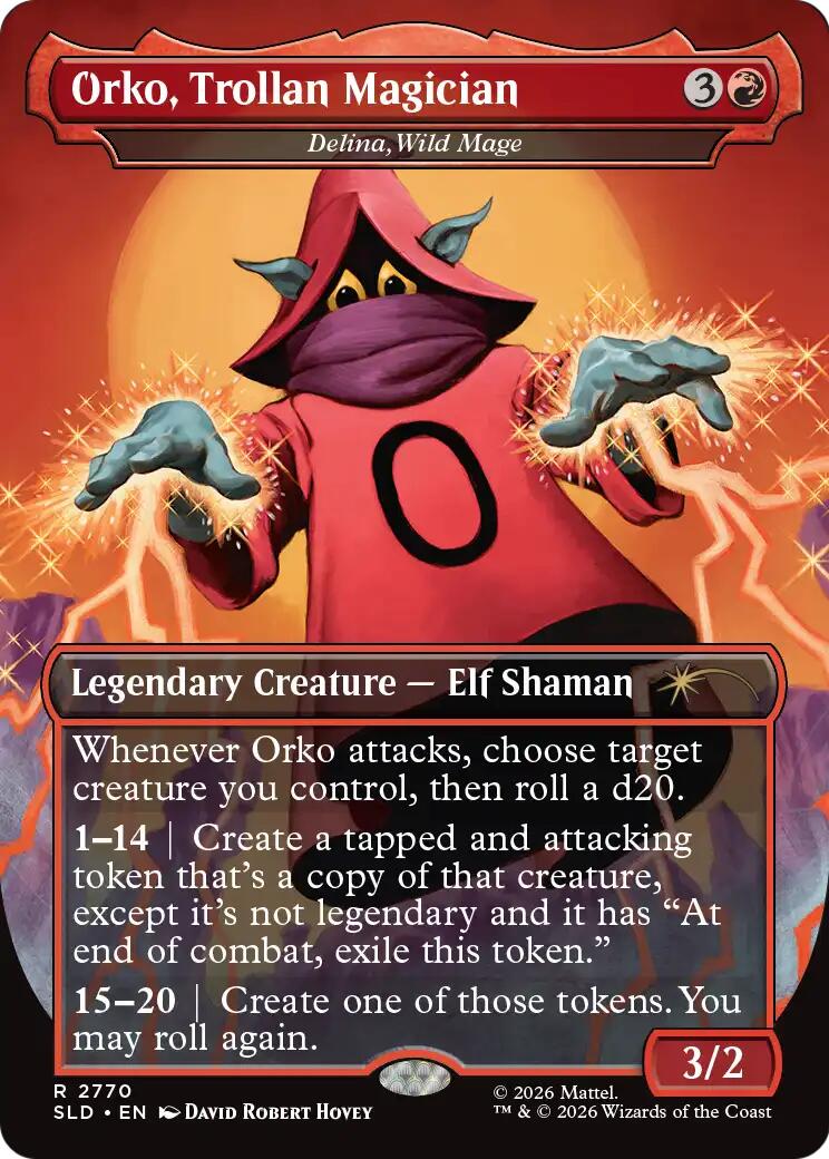 Orko, Trollan Magician - Delina, Wild Mage [Secret Lair Drop Series] | Anubis Games and Hobby