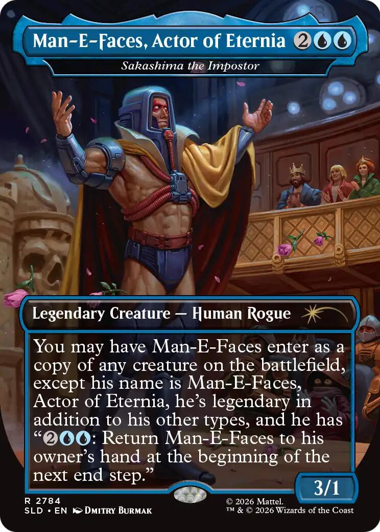 Man-E-Faces, Actor of Eternia - Sakashima the Impostor [Secret Lair Drop Series] | Anubis Games and Hobby