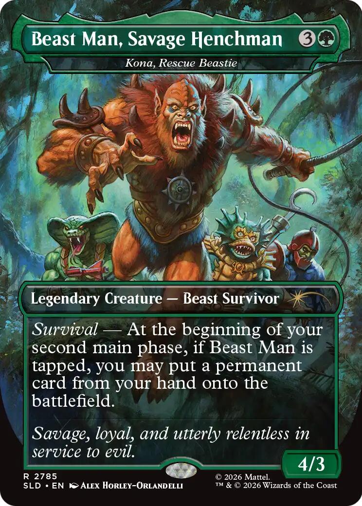 Beast Man, Savage Henchman - Kona, Rescue Beastie [Secret Lair Drop Series] | Anubis Games and Hobby