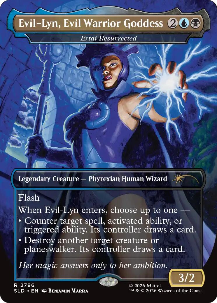 Evil-Lyn, Evil Warrior Goddess - Ertai Resurrected [Secret Lair Drop Series] | Anubis Games and Hobby
