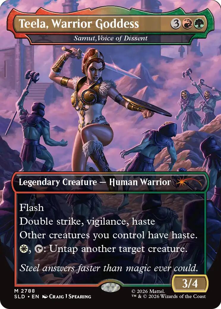 Teela, Warrior Goddess - Samut, Voice of Dissent [Secret Lair Drop Series] | Anubis Games and Hobby