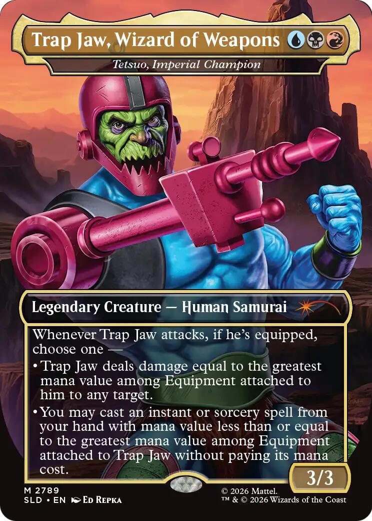 Trap Jaw, Wizard of Weapons - Tetsuo, Imperial Champion [Secret Lair Drop Series] | Anubis Games and Hobby