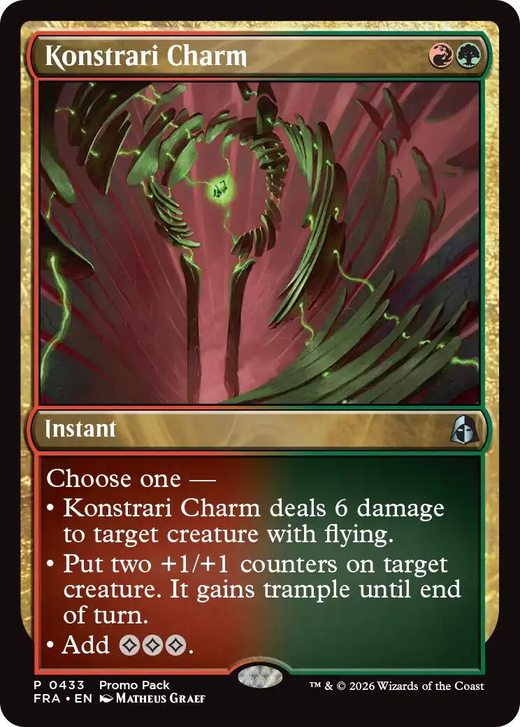 Konstrari Charm [Reality Fracture Promos] | Anubis Games and Hobby