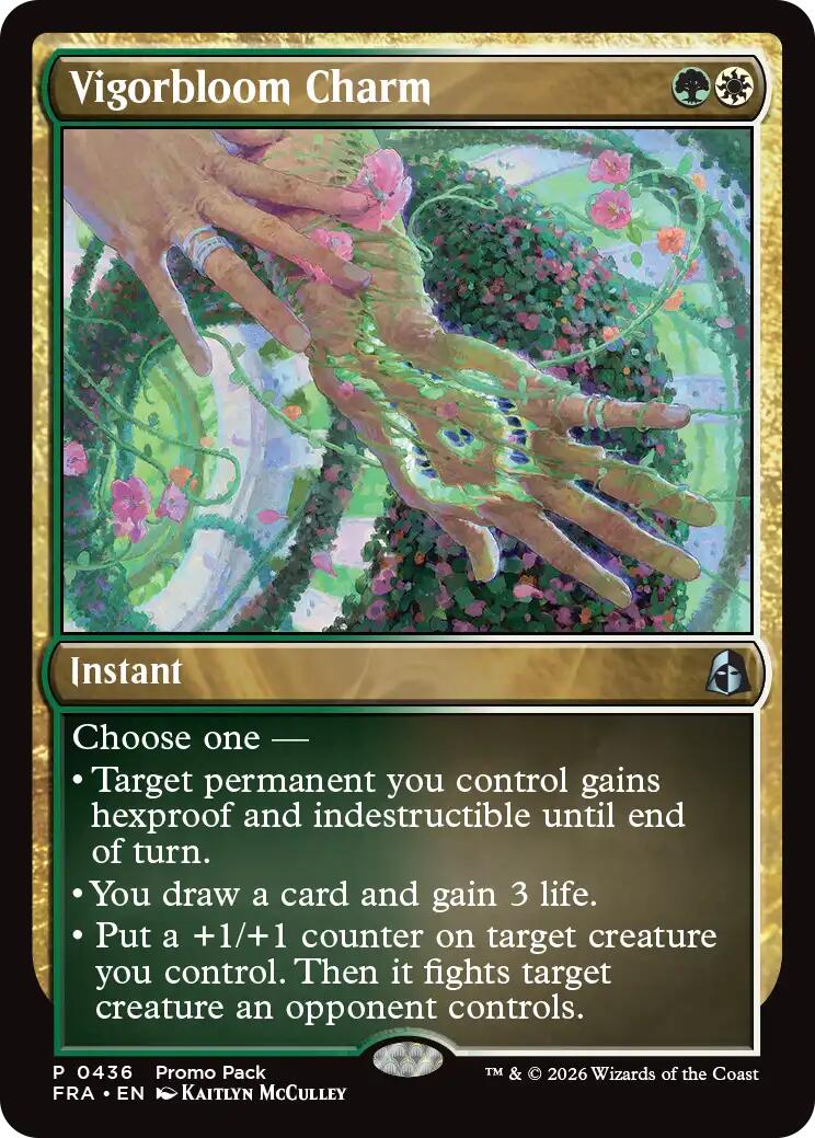 Vigorbloom Charm [Reality Fracture Promos] | Anubis Games and Hobby