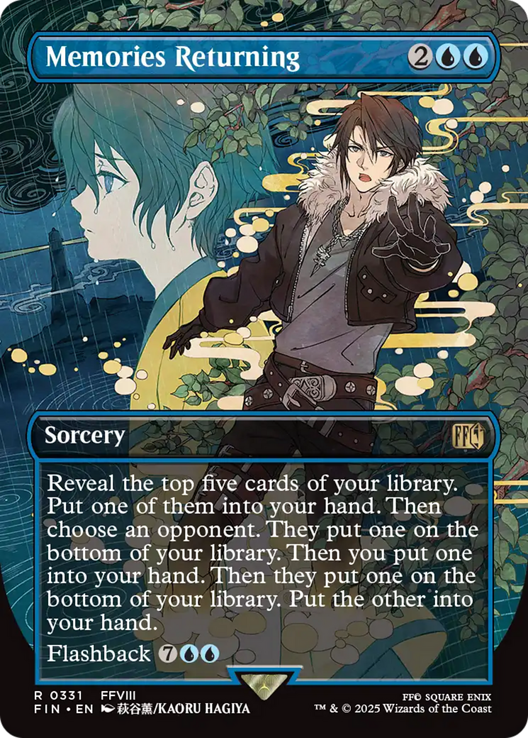 Memories Returning (Borderless) [FINAL FANTASY] | Anubis Games and Hobby