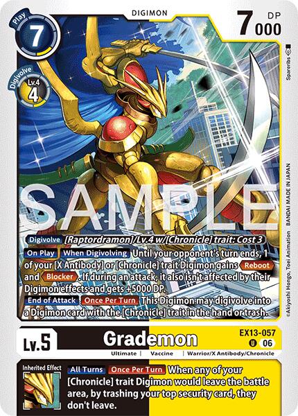 Grademon [EX13-057] [Chivalrous XIII] | Anubis Games and Hobby