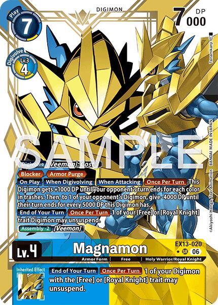 Magnamon [EX13-020] (Alternate Art) [Chivalrous XIII] | Anubis Games and Hobby