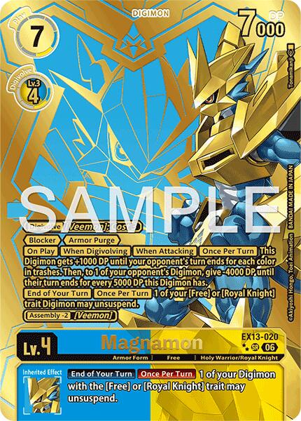 Magnamon [EX13-020] (Rare Pull) [Chivalrous XIII] | Anubis Games and Hobby