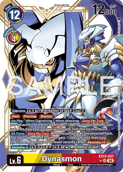 Dynasmon [EX13-037] (Alternate Art) [Chivalrous XIII] | Anubis Games and Hobby