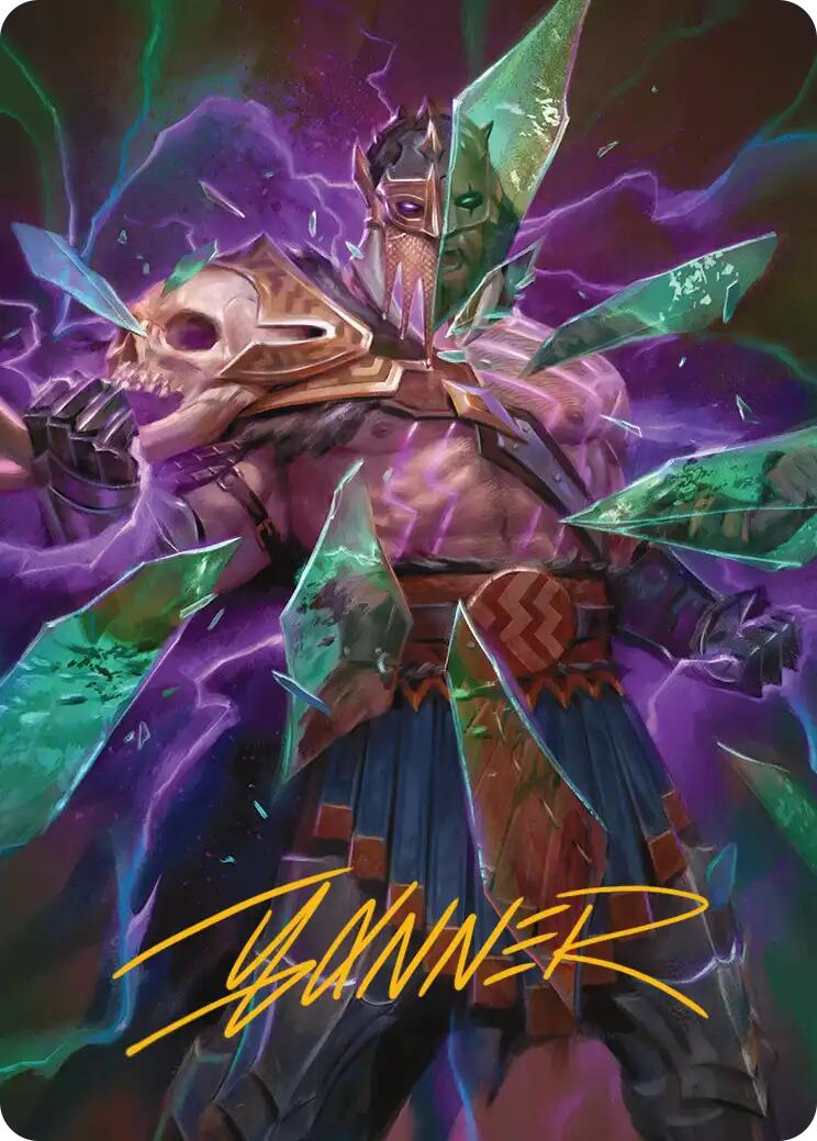 Rise of the Deathbringer Art Card (Gold-Stamped Signature) [Reality Fracture Art Series] | Anubis Games and Hobby
