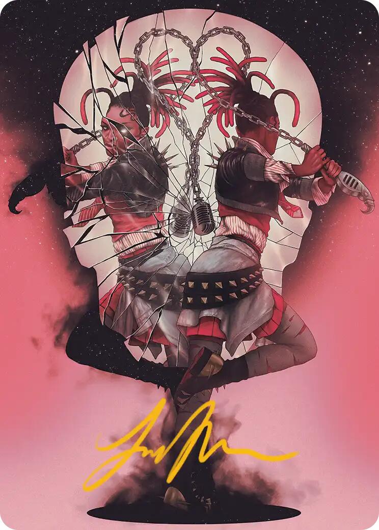 Face Yourself Art Card (Gold-Stamped Signature) [Reality Fracture Art Series] | Anubis Games and Hobby