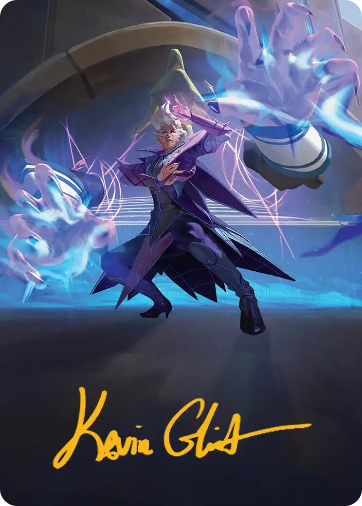 Null Summoner Art Card (Gold-Stamped Signature) [Reality Fracture Art Series] | Anubis Games and Hobby