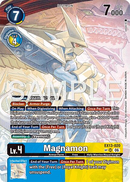 Magnamon [EX13-020] (SP) [Chivalrous XIII] | Anubis Games and Hobby