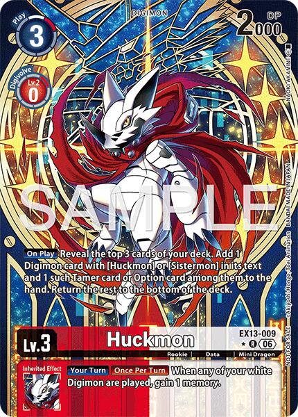 Huckmon [EX13-009] (Extended Art) [Chivalrous XIII] | Anubis Games and Hobby