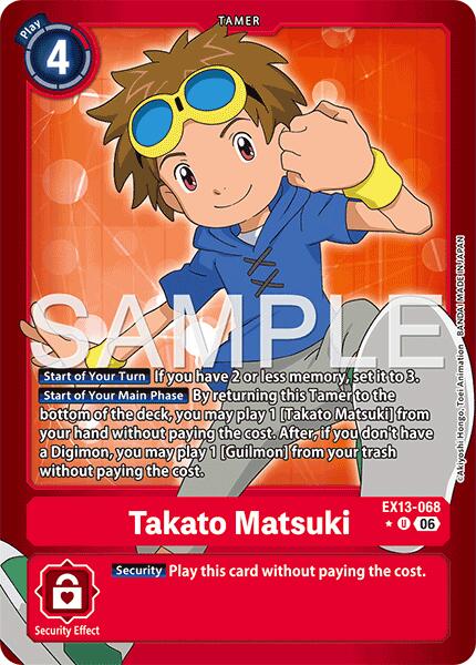 Takato Matsuki [EX13-068] (Limited Foil) [Chivalrous XIII] | Anubis Games and Hobby