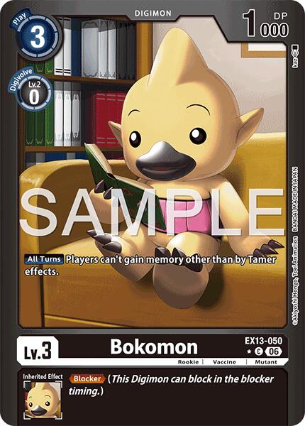 Bokomon [EX13-050] (Limited Foil) [Chivalrous XIII] | Anubis Games and Hobby