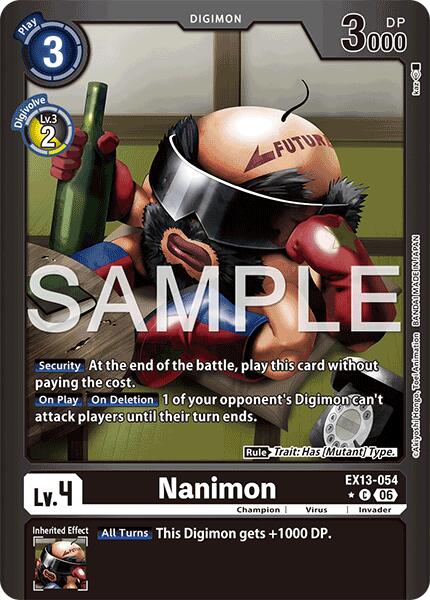 Nanimon [EX13-054] (Limited Foil) [Chivalrous XIII] | Anubis Games and Hobby