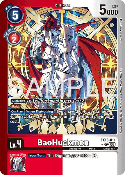 BaoHuckmon [EX13-011] (Limited Foil) [Chivalrous XIII] | Anubis Games and Hobby