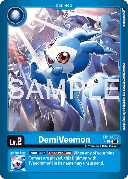 DemiVeemon [EX13-002] (Limited Foil) [Chivalrous XIII] | Anubis Games and Hobby