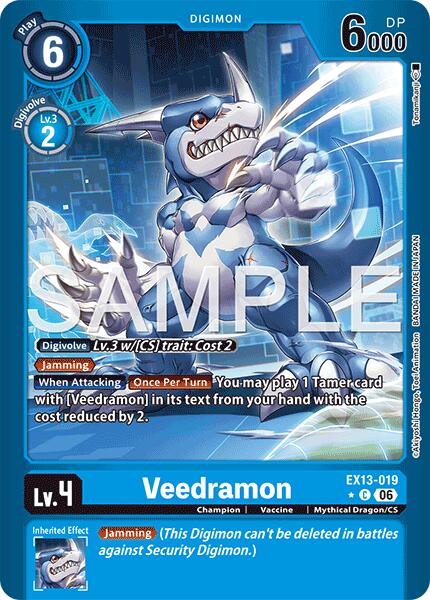 Veedramon [EX13-019] (Limited Foil) [Chivalrous XIII] | Anubis Games and Hobby