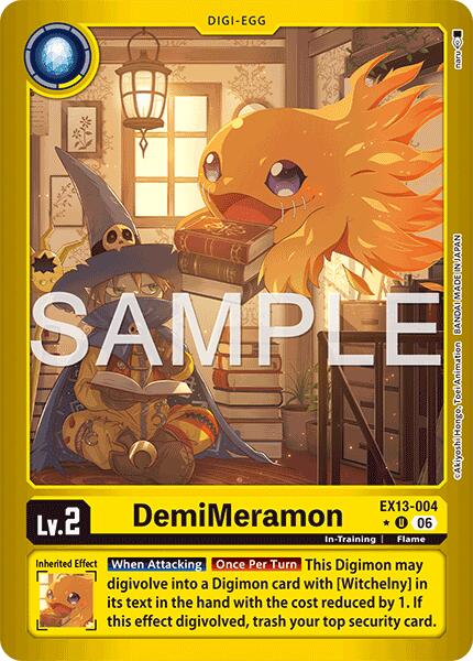 DemiMeramon [EX13-004] (Limited Foil) [Chivalrous XIII] | Anubis Games and Hobby