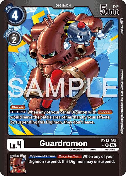 Guardromon [EX13-051] (Limited Foil) [Chivalrous XIII] | Anubis Games and Hobby