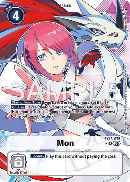 Mon [EX13-075] (Alternate Art) [Chivalrous XIII] | Anubis Games and Hobby