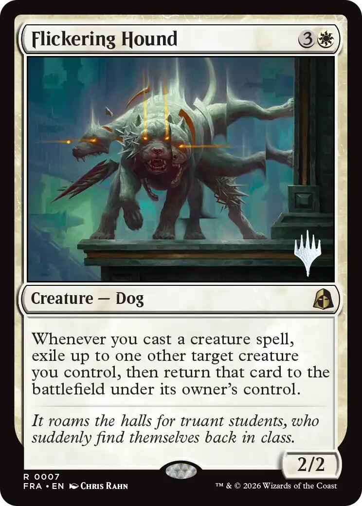Flickering Hound [Reality Fracture Promos] | Anubis Games and Hobby