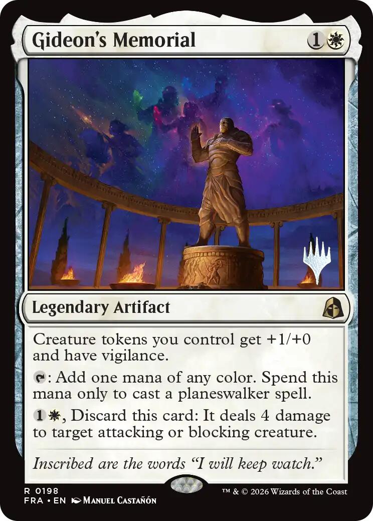 Gideon's Memorial [Reality Fracture Promos] | Anubis Games and Hobby