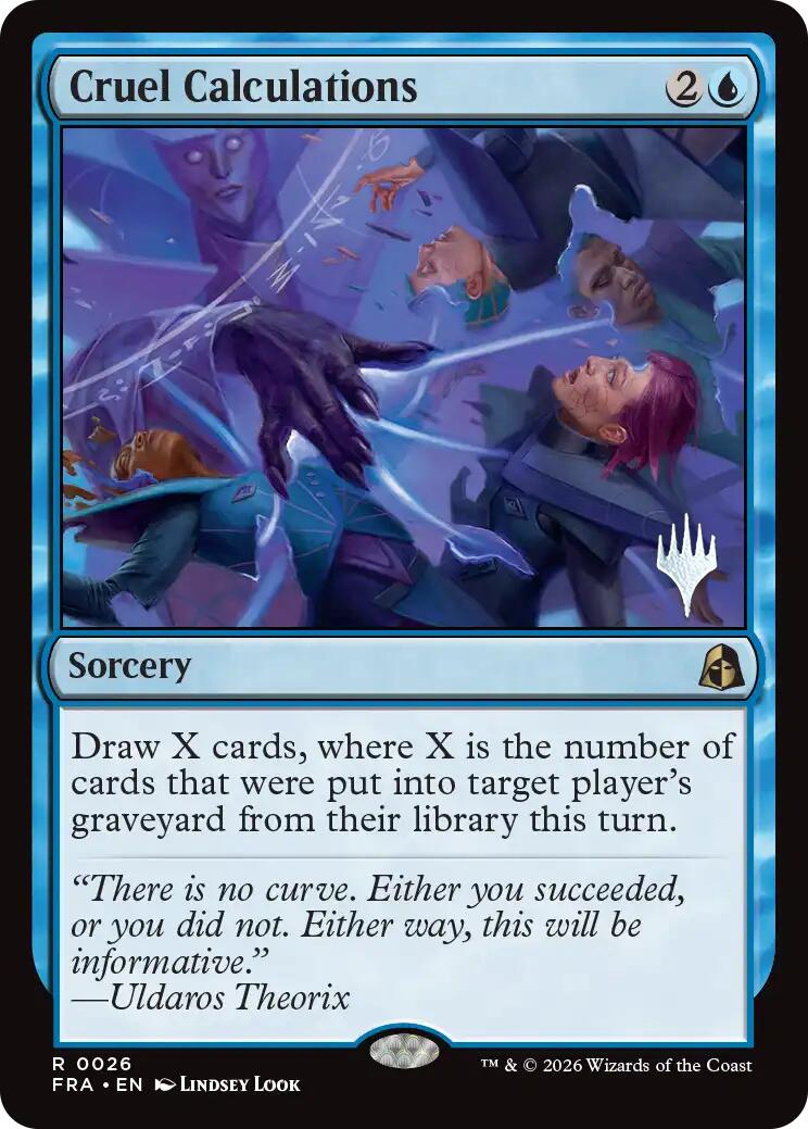 Cruel Calculations [Reality Fracture Promos] | Anubis Games and Hobby