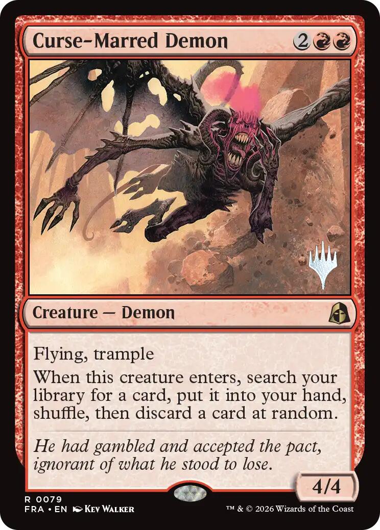 Curse-Marred Demon [Reality Fracture Promos] | Anubis Games and Hobby