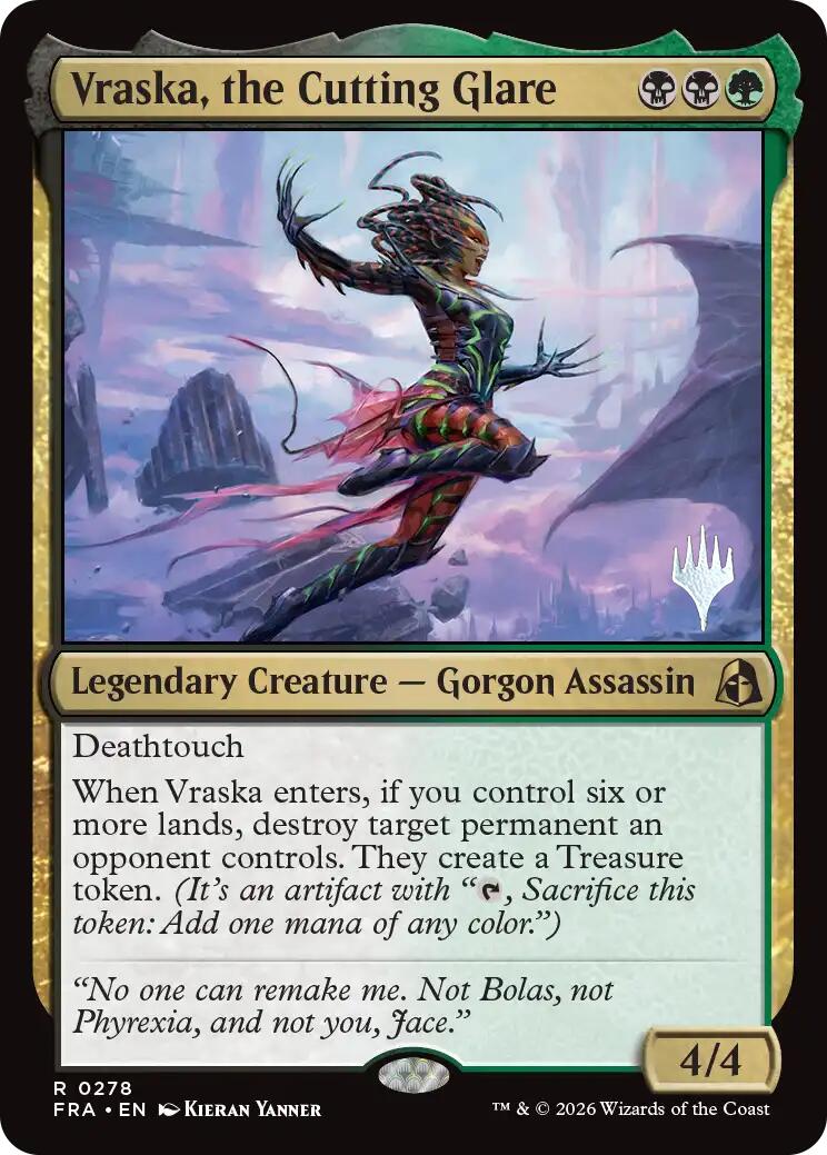 Vraska, the Cutting Glare [Reality Fracture Promos] | Anubis Games and Hobby