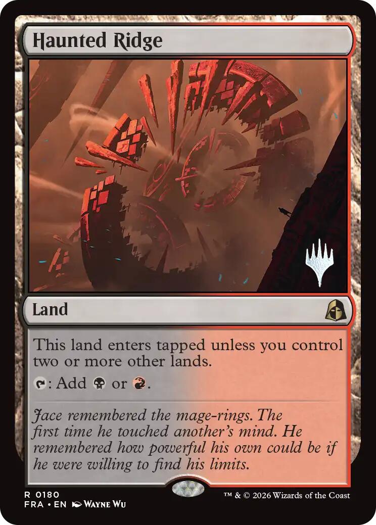 Haunted Ridge [Reality Fracture Promos] | Anubis Games and Hobby