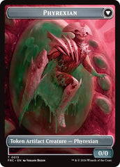 Phyrexian // Incubator Double-Sided Token [Reality Fracture Commander Tokens] | Anubis Games and Hobby