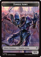 Zombie Army // Goblin Double-Sided Token [Reality Fracture Commander Tokens] | Anubis Games and Hobby
