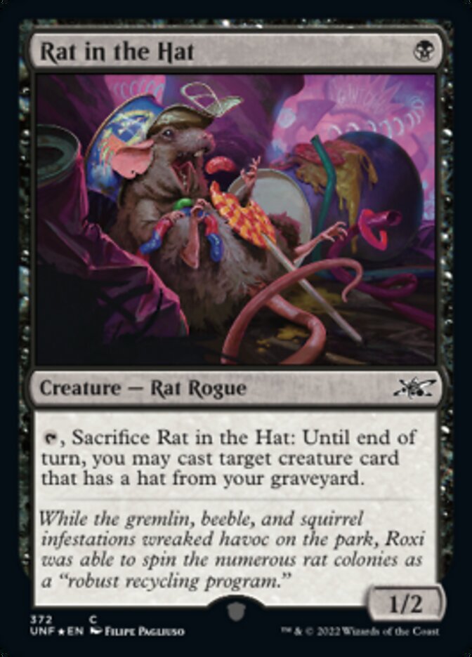 Rat in the Hat (Galaxy Foil) [Unfinity] | Anubis Games and Hobby