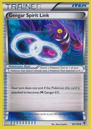 Gengar Spirit Link (95/119) (Alternate Holo GameStop Exclusive) [XY: Phantom Forces] | Anubis Games and Hobby