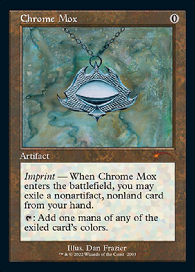 Chrome Mox (Retro) [Secret Lair Countdown Kit] | Anubis Games and Hobby