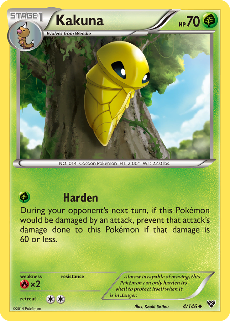 Kakuna (4/146) [XY: Base Set] | Anubis Games and Hobby