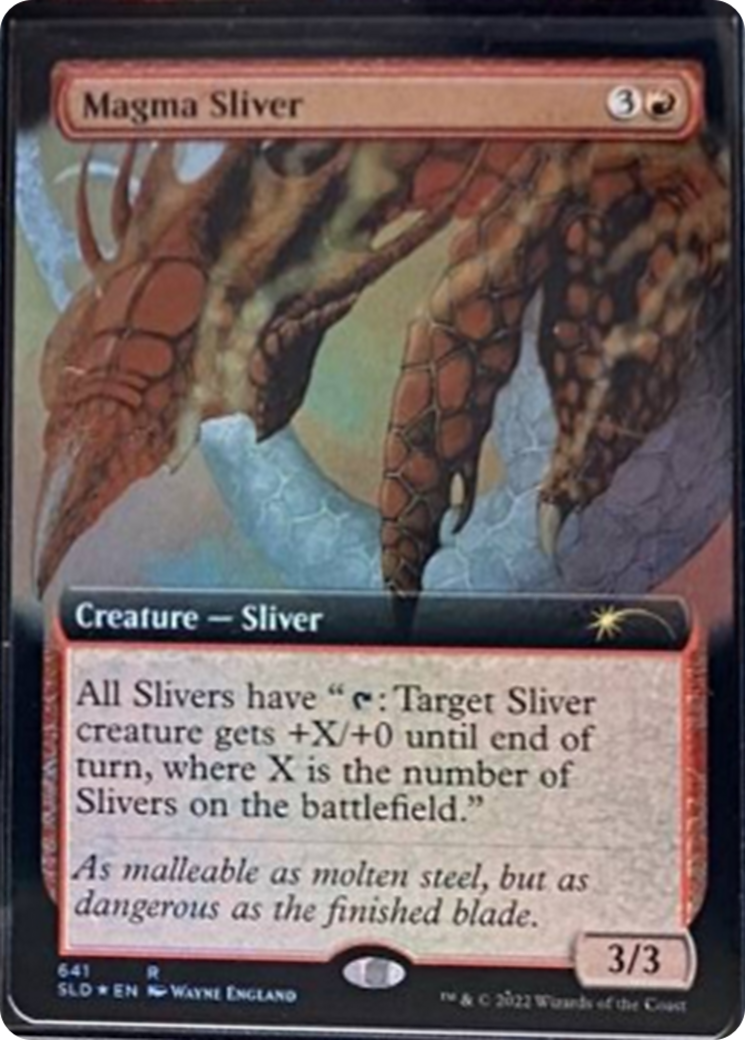 Magma Sliver (Extended Art) [Secret Lair Drop Series] | Anubis Games and Hobby