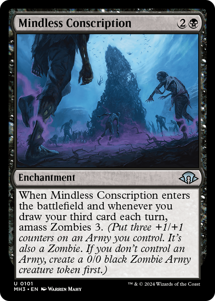 Mindless Conscription [Modern Horizons 3] | Anubis Games and Hobby