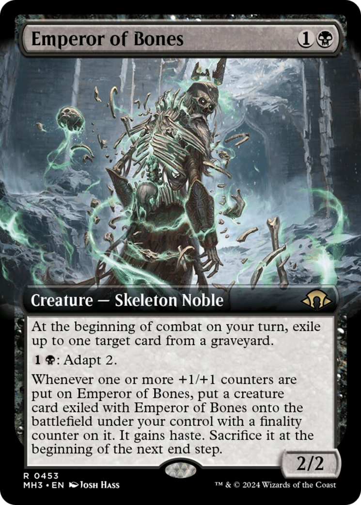 Emperor of Bones (Extended Art) [Modern Horizons 3] | Anubis Games and Hobby