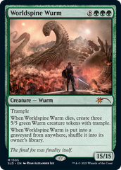 Worldspine Wurm [Secret Lair Drop Series] | Anubis Games and Hobby