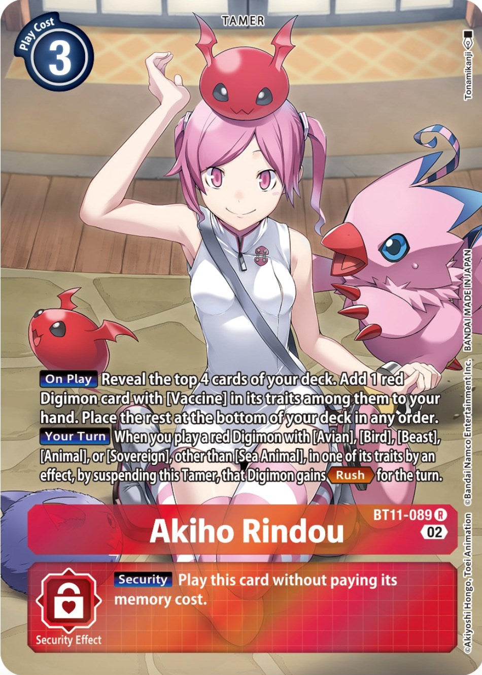 Akiho Rindou [BT11-089] (Alternate Art) [Dimensional Phase] | Anubis Games and Hobby