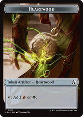 Heartwood // Thopter Double-Sided Token [Reality Fracture Tokens] | Anubis Games and Hobby